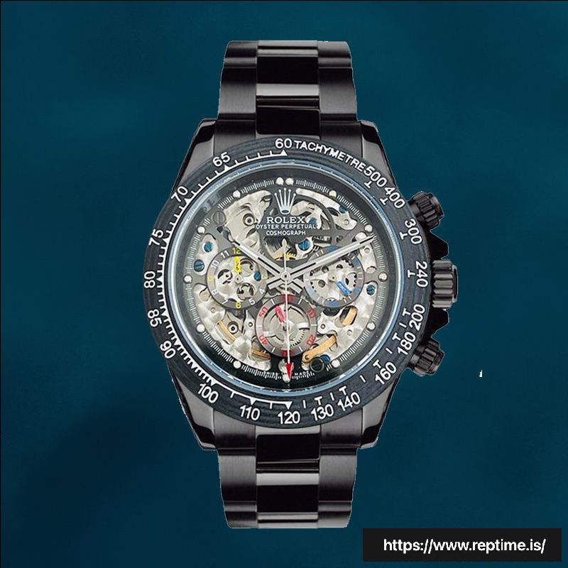 Rolex Daytona 40mm Men’s 116500 Silver-tone/Black-tone Oyster Bracelet Swiss Replica Watch - Image 5