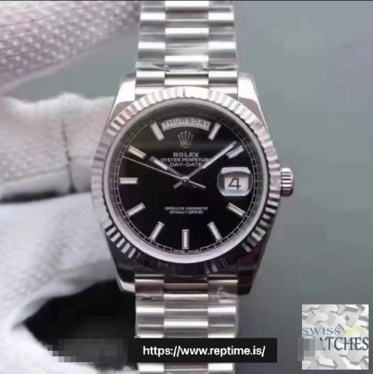 ROLEX DATEJUST II BLACK DIAL STAINLESS STEEL 41MM SWISS REPLICA 126334.14