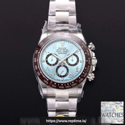 ROLEX DAYTONA BLUE DIAL STAINLESS STEEL 40MM SWISS REPLICA m116506.0004
