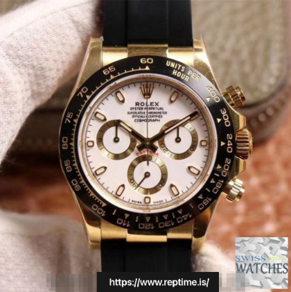 ROLEX DAYTONA WHITE DIAL WATERPROOF 40MM SWISS REPLICA m116518ln.0041