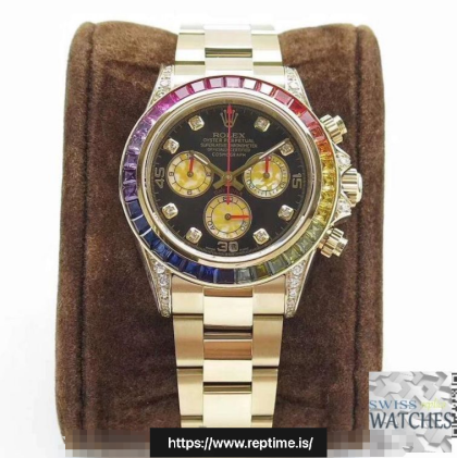 ROLEX DAYTONA COSMOGRAPH BLACK DIAL SAPPHIRE CRYSTAL 40MM SWISS REPLICA 116598.2