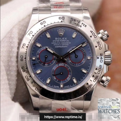 ROLEX DAYTONA COSMOGRAPH BLUE DIAL STAINLESS STEEL 40MM SWISS REPLICA 116509.78599.2