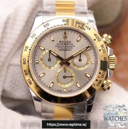 ROLEX DAYTONA COSMOGRAPH GRAY DIAL SAPPHIRE CRYSTAL 40MM SWISS REPLICA m116503.0002