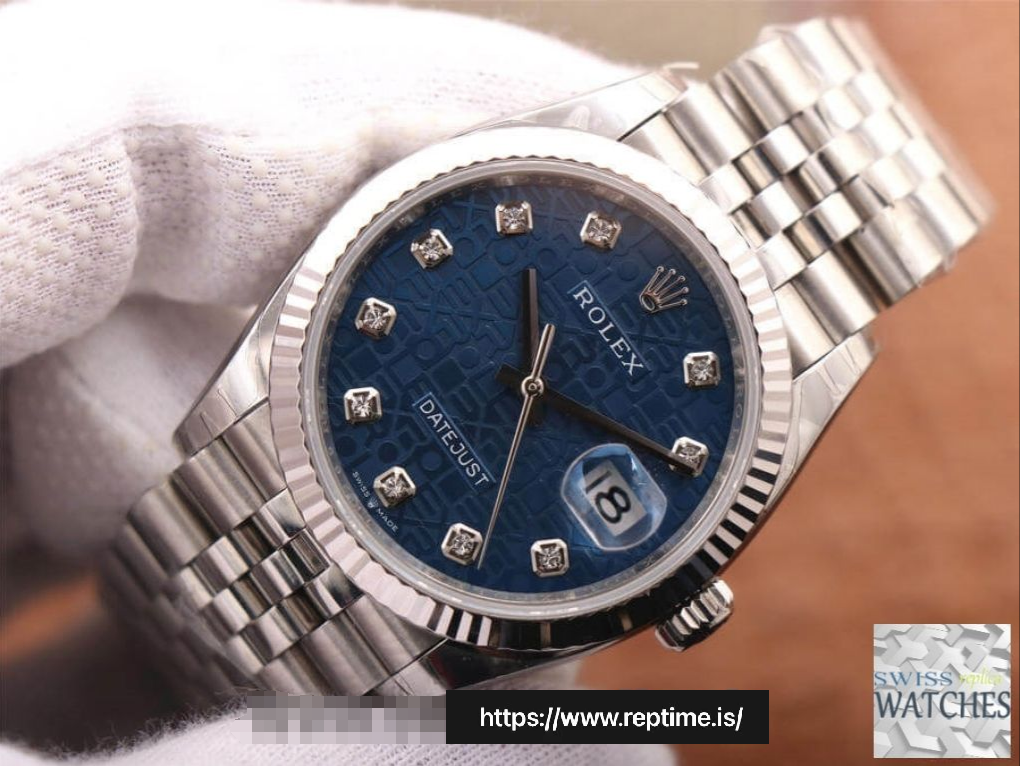 ROLEX DATEJUST BLUE DIAL STAINLESS STEEL 36MM SWISS REPLICA m126234.0011 - Image 2