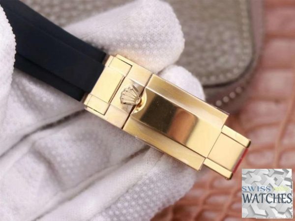 ROLEX DAYTONA BLACK DIAL WATERPROOF 40MM SWISS REPLICA m116518ln.0047 - Image 6