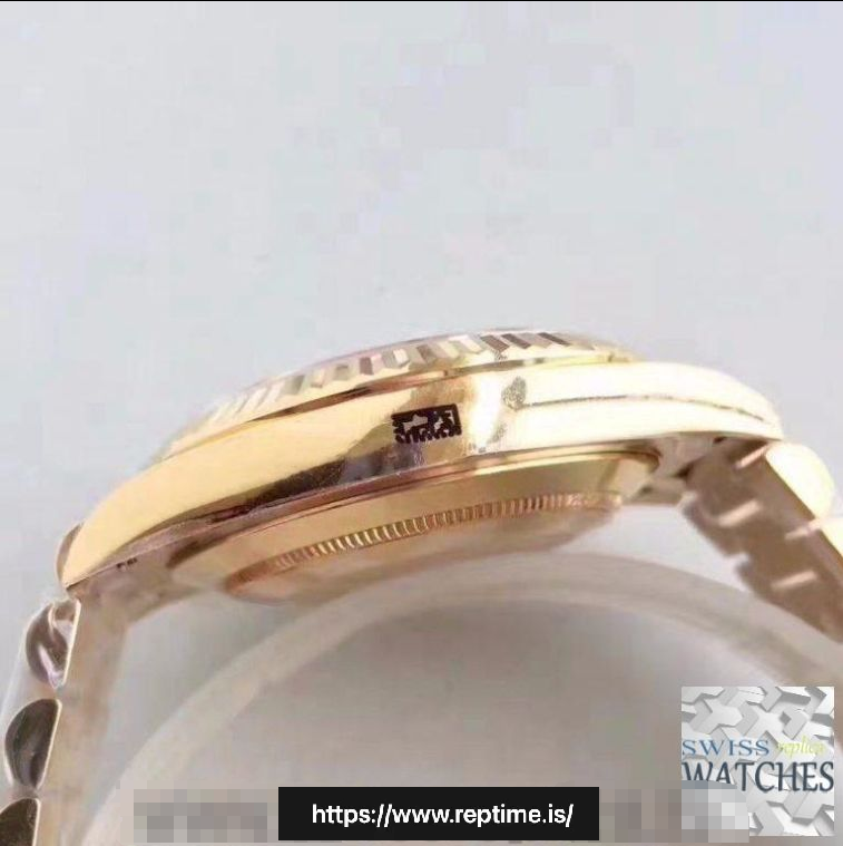 ROLEX DAY DATE GOLD DIAL 18K YELLOW GOLD 40MM SWISS REPLICA m228238.0003 - Image 6