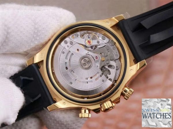 ROLEX DAYTONA BLACK DIAL WATERPROOF 40MM SWISS REPLICA m116518ln.0047 - Image 7