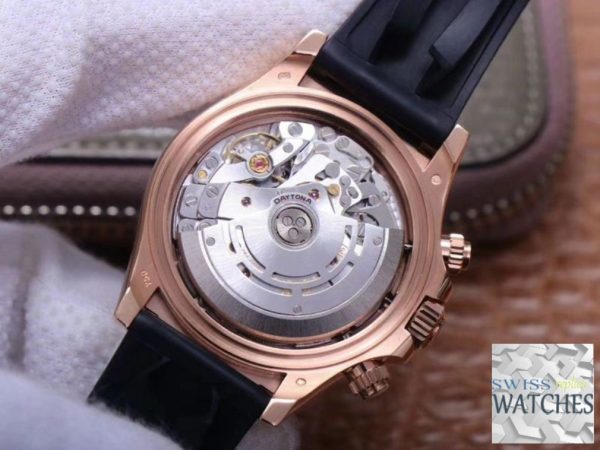 ROLEX DAYTONA PINK DIAL WATERPROOF 40MM SWISS REPLICA m116515ln.0021 - Image 7