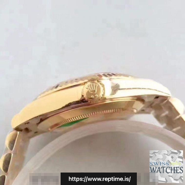 ROLEX DAY DATE GOLD DIAL 18K YELLOW GOLD 40MM SWISS REPLICA m228238.0003 - Image 7