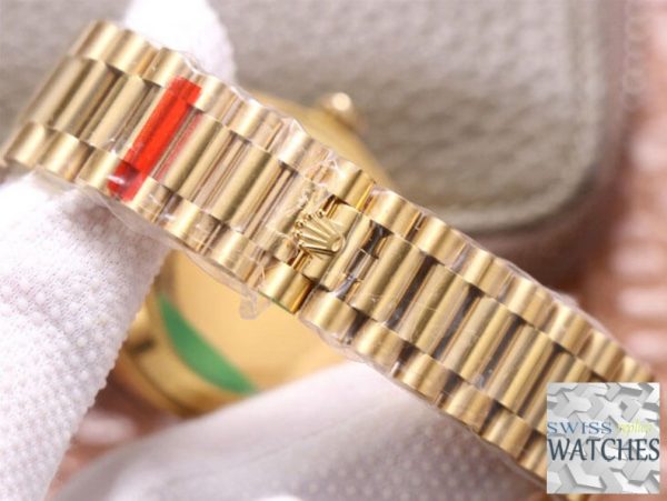 ROLEX DAY DATE WHITE DIAL YELLOW GOLD 40MM SWISS REPLICA m228348rbr.0005 - Image 8