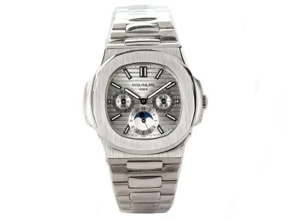 Patek Philippe Silver Nautilus Watch